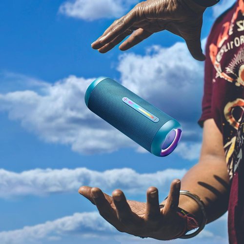 Altavoz portátil Bluetooth impermeable NGS azul