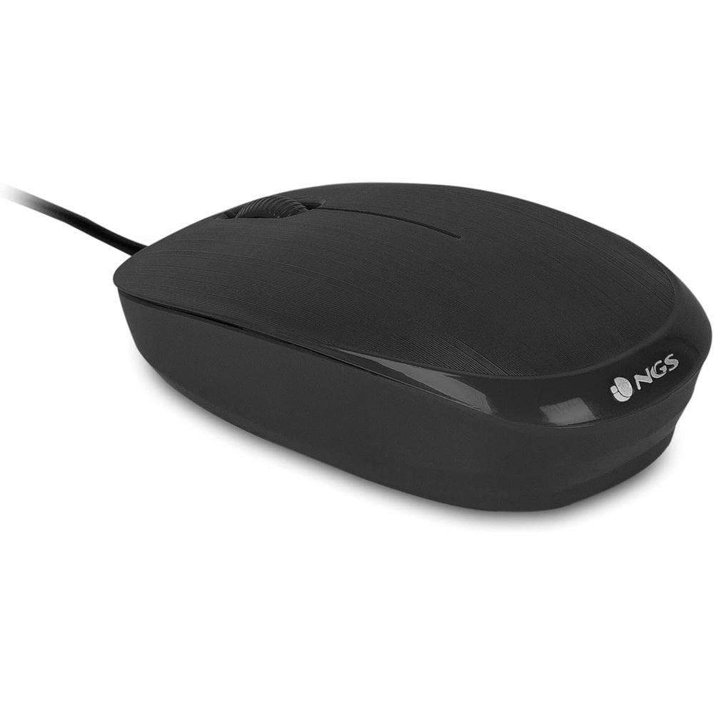 Ratón óptico USB-C NGS Flame-C negro