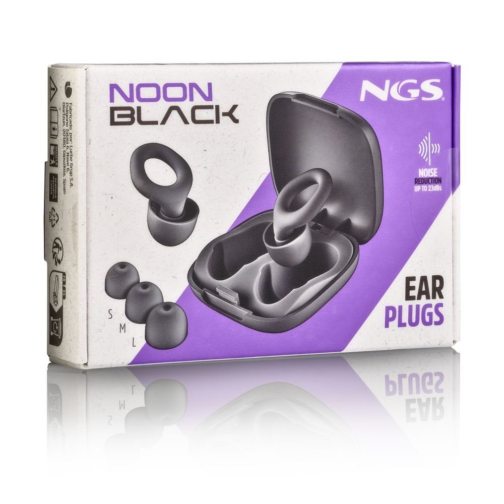 Tapones de silicona para los oídos con funda y almohadillas negras Lurbe Group S.A. NGS Imagen principal del producto