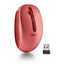 Ratón inalámbrico Bluetooth silencioso ergonómico rojo NGS