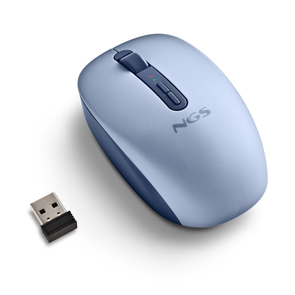 Ratón inalámbrico Bluetooth silencioso NGS Fog Dual