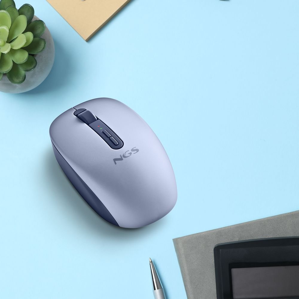 Ratón inalámbrico Bluetooth silencioso NGS Fog Dual