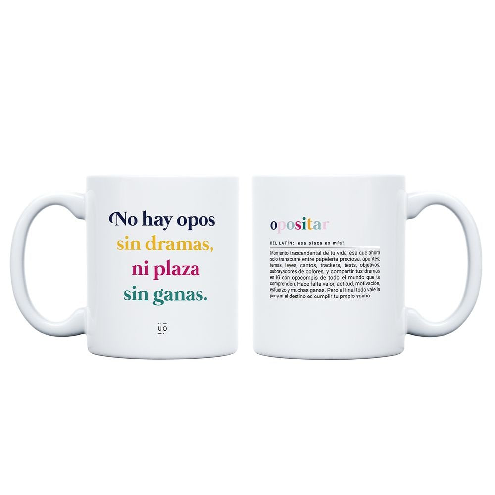 TAZA NO HAY OPOS SIN DRAMAS | UO | 1 UNIDAD | 8435449360200 Imagen principal del producto