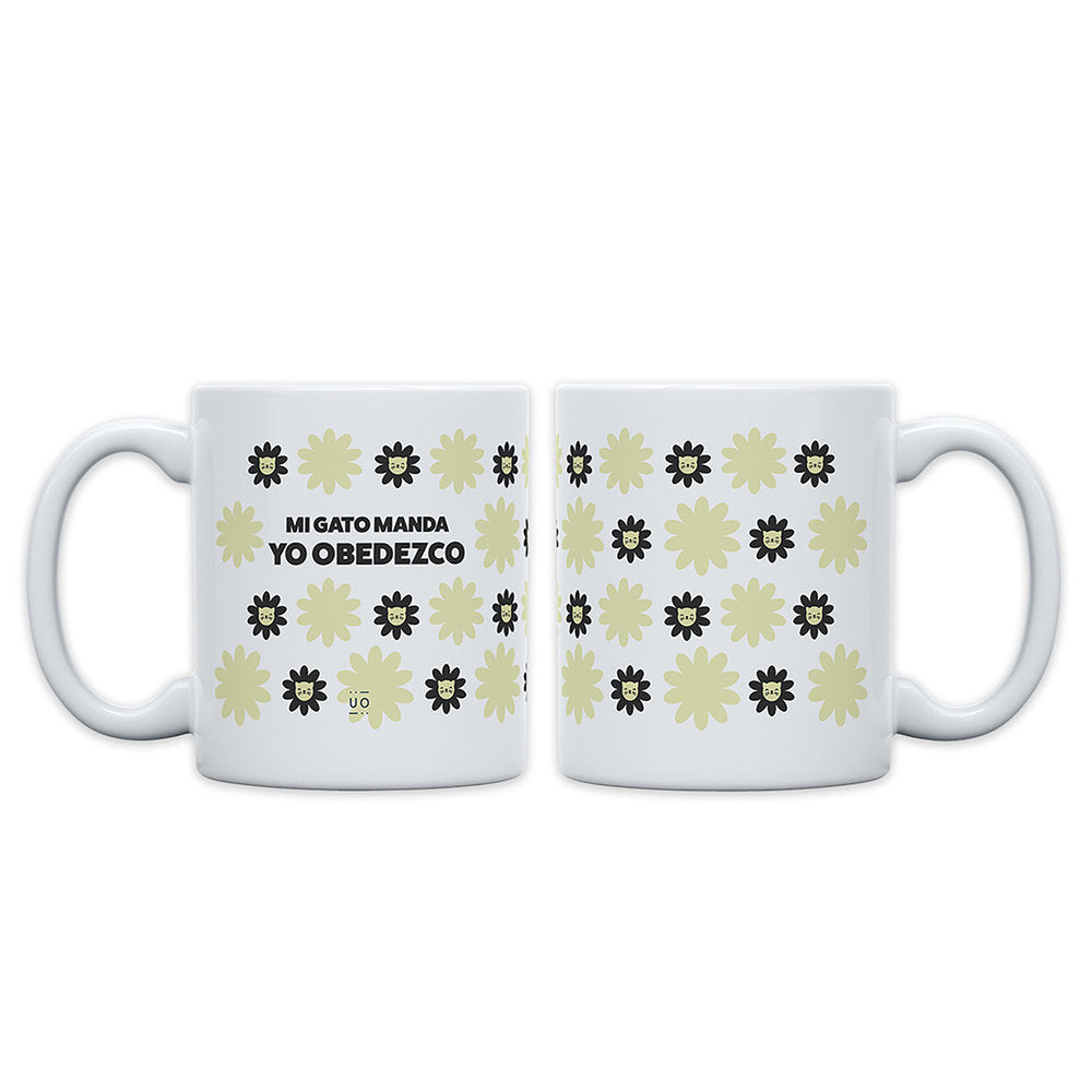 Taza Mi Gato Manda Yo Obedezco UO Imagen principal del producto