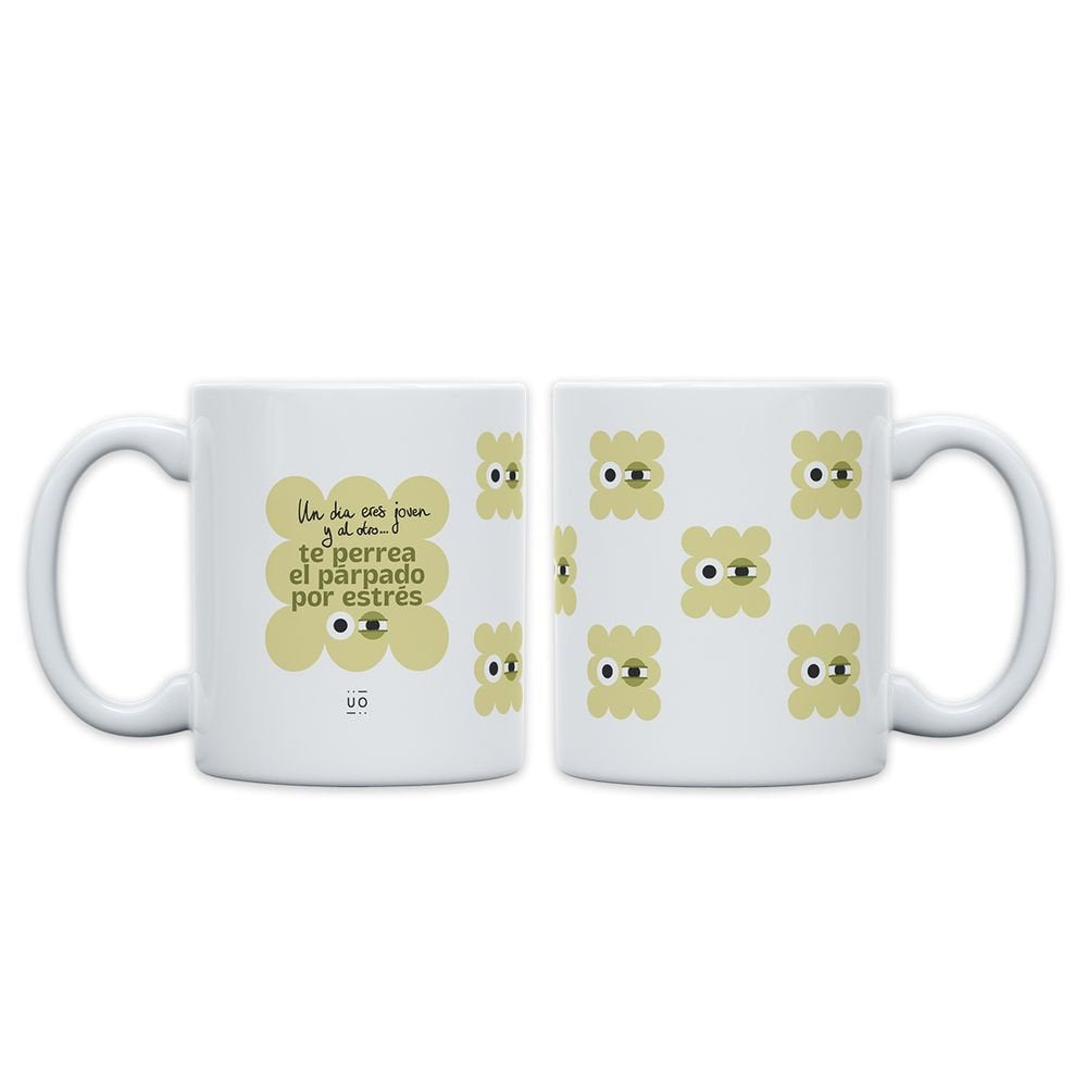 Taza un Dia Eres Joven y al Otro Te Perrea el Parpado por E Imagen principal del producto