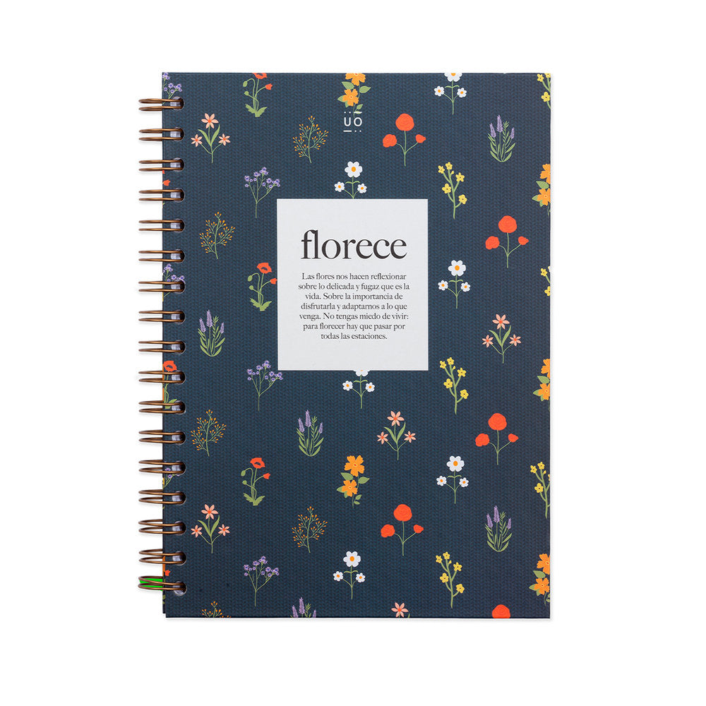 Libreta Florece 16,5 x 23 cm UO Regalo