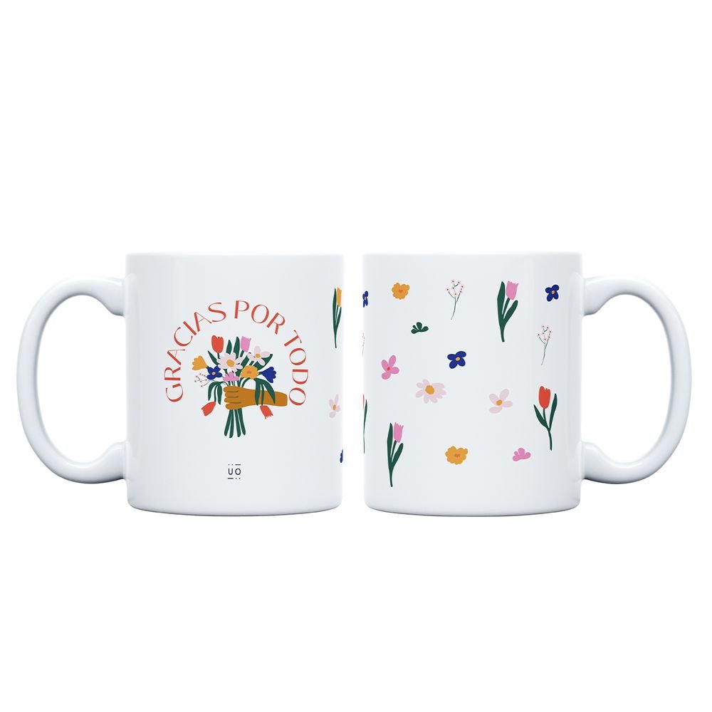 TAZA GRACIAS POR TODO | UO | 1 UNIDAD | 8435449370186 Imagen principal del producto