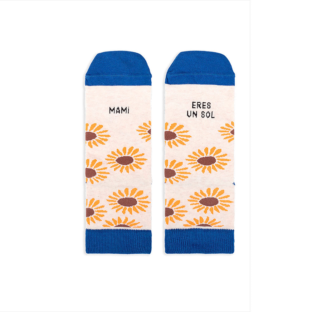 CALCETINES MAMI ERES UN SOL TALLA 36-41 | UO | 1 UNIDAD | 8435449373491 Imagen principal del producto