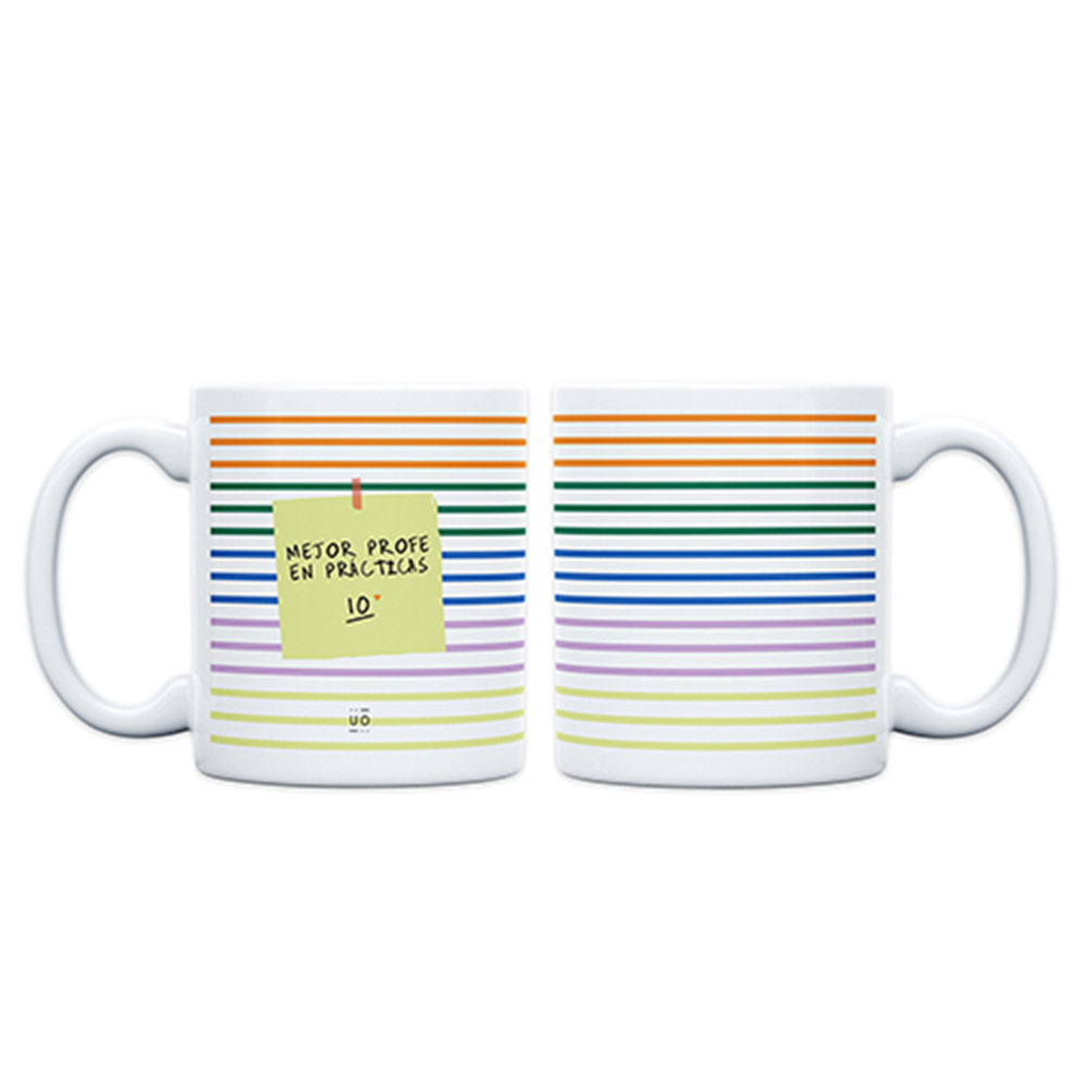 TAZA MEJOR PROFE EN PRACTICAS | UO | 1 UNIDAD | 8435449375105 Imagen principal del producto