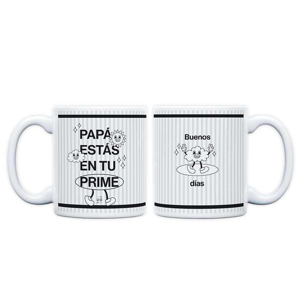 TAZA PAPA ESTAS EN TU PRIME | UO | 1 UNIDAD | 8435449379219 Imagen principal del producto