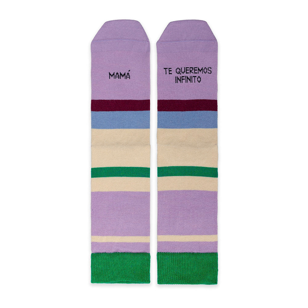 CALCETINES MAMA TE QUEREMOS INFINITO TALLA 36-41 | UO | 1 UNIDAD | 8435449380079 Imagen principal del producto