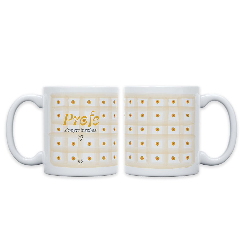 TAZA PROFE SIEMPRE INSPIRAS | UO | 1 UNIDAD | 8435449381021 Imagen principal del producto
