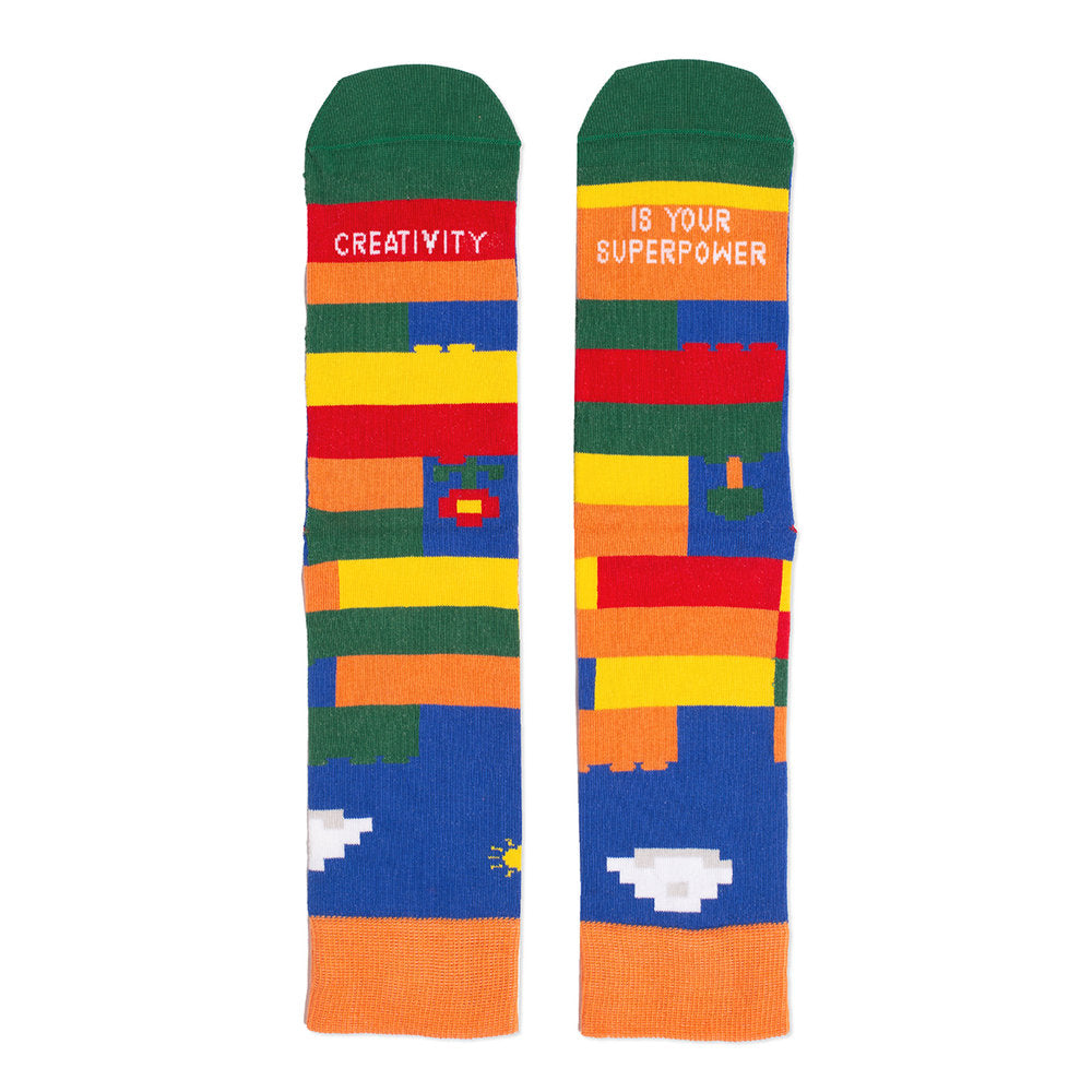 Calcetines Creativity is My Superpower 36-41 Marca UO Imagen principal del producto
