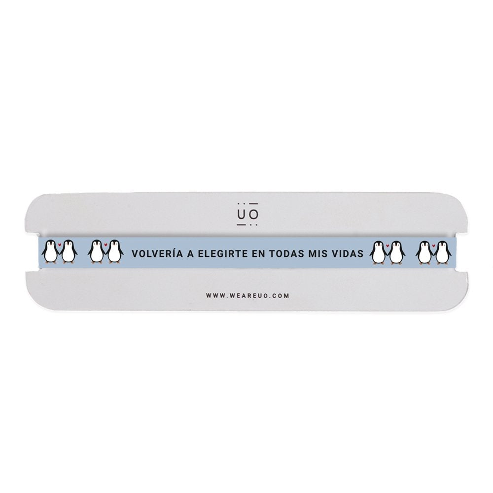 Pulsera de Tela Volveria a Elegirte en Todas Mis Vidas UO Imagen principal del producto