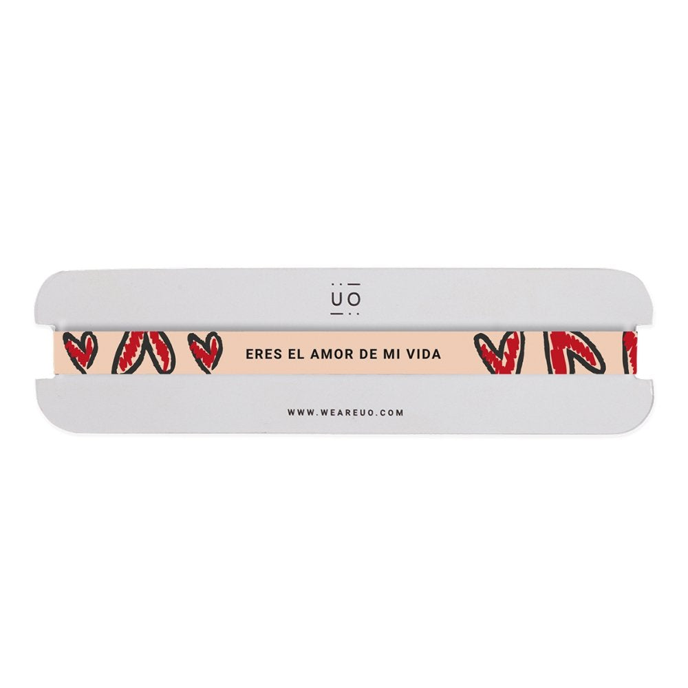 Pulsera de Tela Eres el Amor de Mi Vida UO