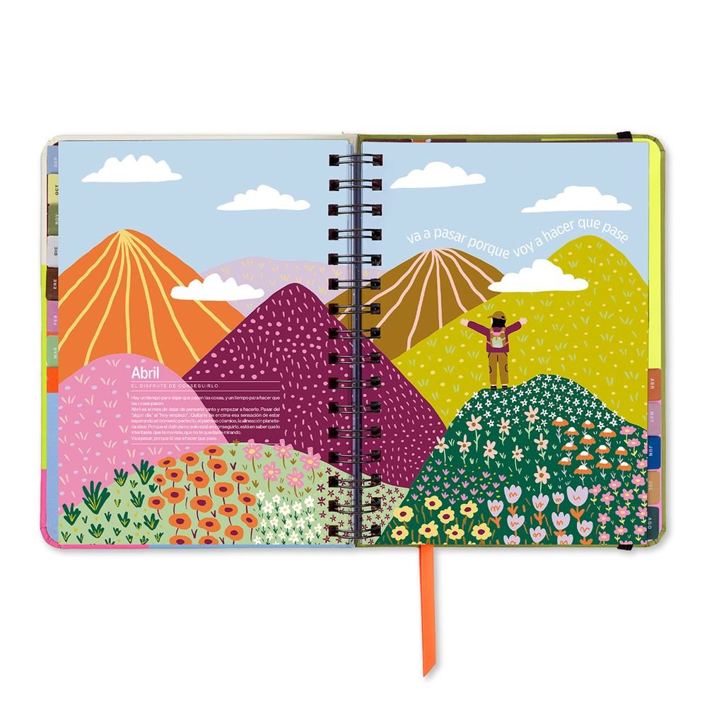 Agenda escolar Profe con mucha clase semana vista 2026-2027 UO Agendas