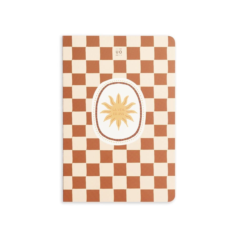Libreta La Vida Es Una Marca Cuaderno Espiral 80 Hojas Imagen principal del producto