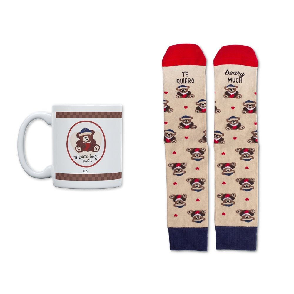 Kit Taza y Calcetines Te Quiero Beary Much UO