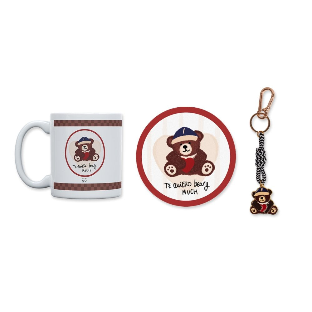Kit llavero taza y posavasos Te Quiero Beary Much UO Imagen principal del producto