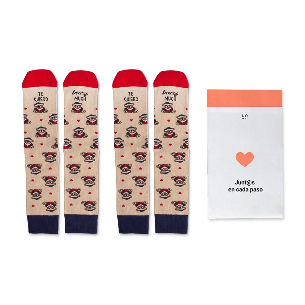 Kit Te Quiero Beary Much 2 Calcetines T. 36-41 y 42-46 UO