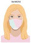 Mascarilla estampado Sonríe con filtro de carbón Lovely Story
