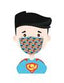 Mascarilla Superhéroes con Filtro de Carbón Lovely Story para niños