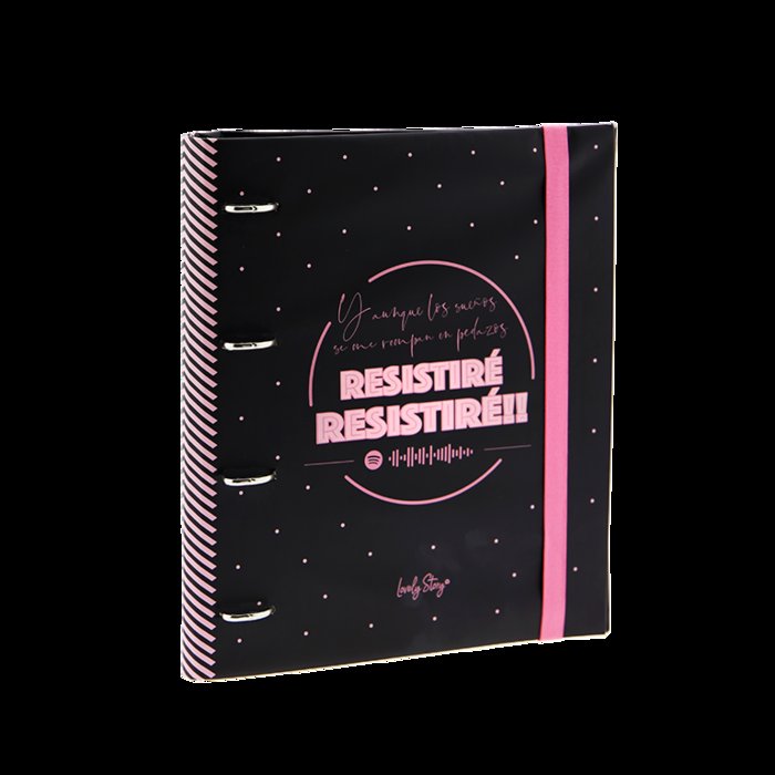 Carpeta Anillas A4 Troquelada Resistire Lovely Story
