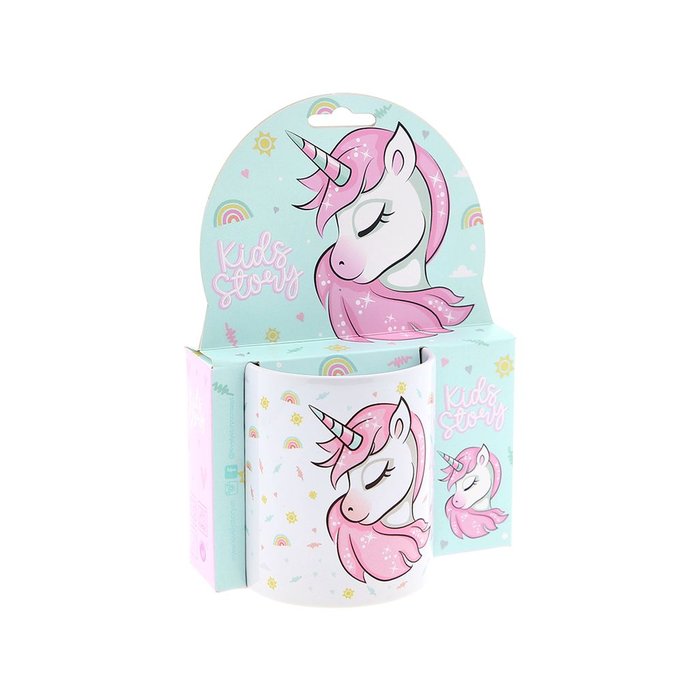 TAZA UNICORNIO | LOVELY STORY | ENVASE 2 UDS. UNIDAD | 8435458069804 Imagen principal del producto