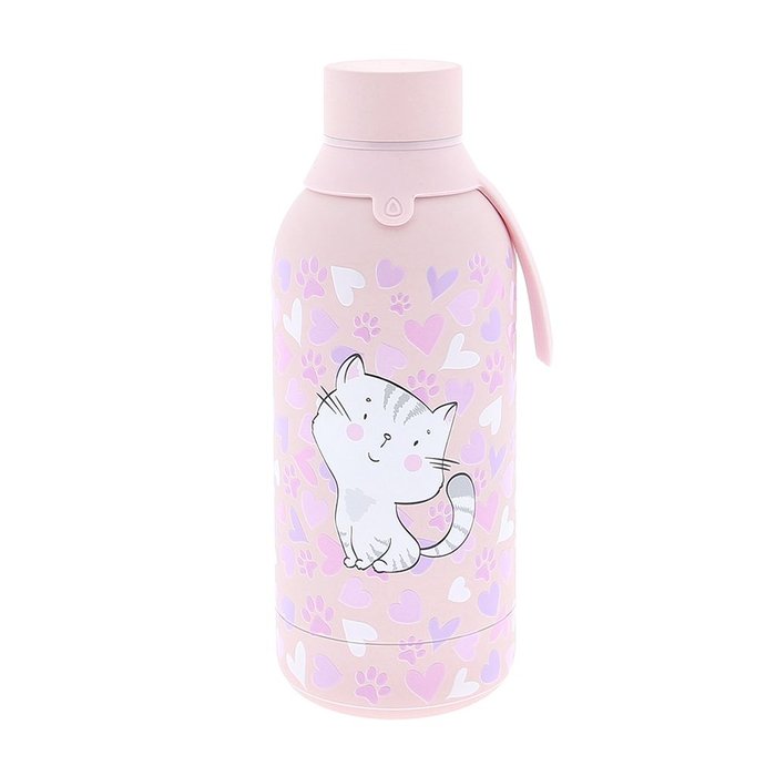 BOTELLA TERMO ACERO 500 ML GATO | LOVELY STORY | 1 UNIDAD | 8435458069866 Imagen principal del producto
