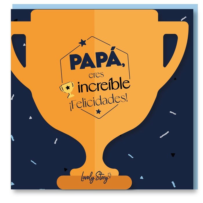 Tarjeta de Felicitación Papa Eres Increíble Lovely Padre Imagen principal del producto