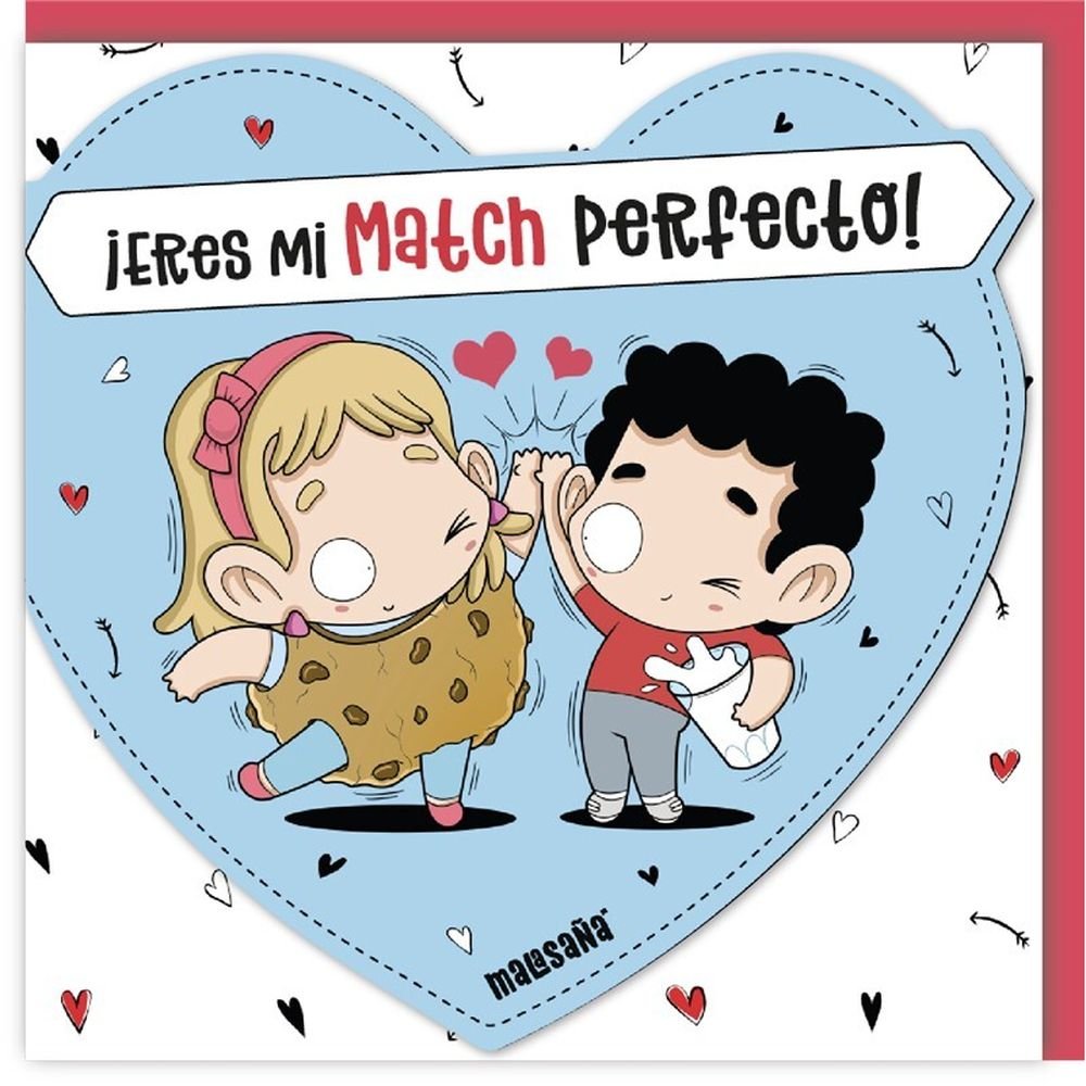 Tarjeta Felicitacion Enamorados Ieres Mi Match Perfecto! Lovely Enamorados Imagen principal del producto