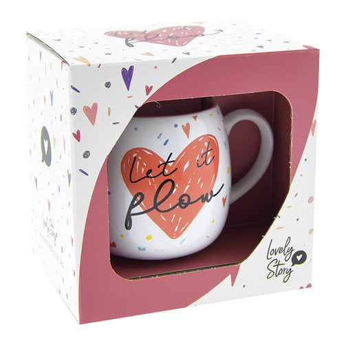 Taza ovalada Let It Flow Lovely Story