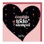 Tarjeta Felicitacion Contigo Todo y Siempre Lovely Enamorados