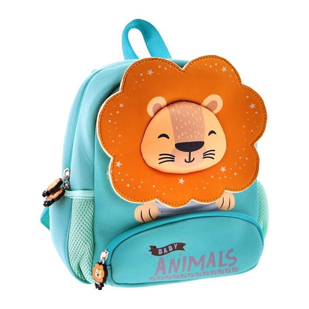 MOCHILA GUARDERIA 27CM 3D LEON | AUREA