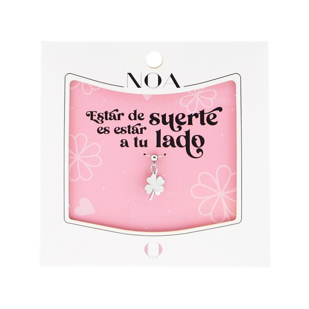 CHARM ACERO PLATEADO TREBOL ESTAR A TU LADO | LOVELY STORY | 1 UNIDAD | 8435458092659 Imagen principal del producto