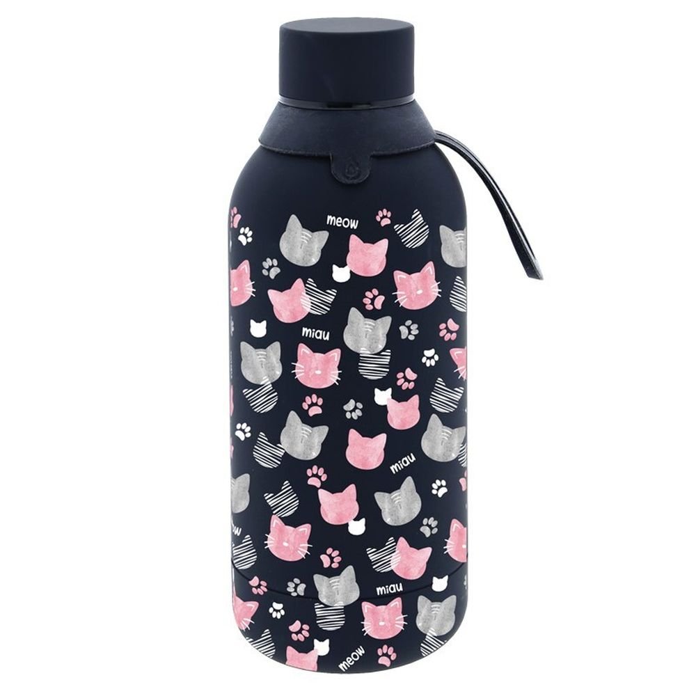 BOTELLA TERMICA BLACK MIAU | LOVELY STORY | 1 UNIDAD | 8435458098217 Imagen principal del producto
