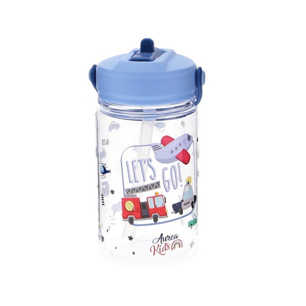 Botella Tritan 350ml con Pajita Sky Tiny Motors Marca Lovely Imagen principal del producto