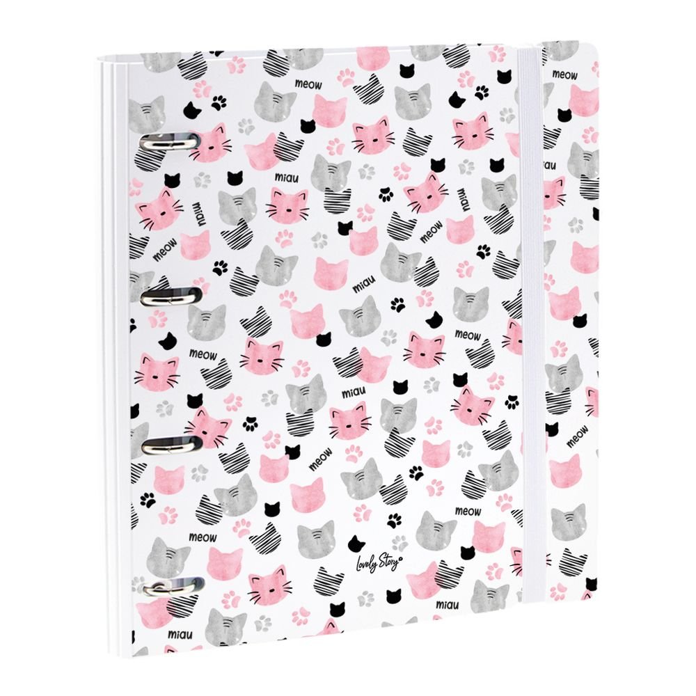 Carpebloc 360º 100 Hojas con Separadores y Sobre PVC Miau Lovely Story Imagen principal del producto