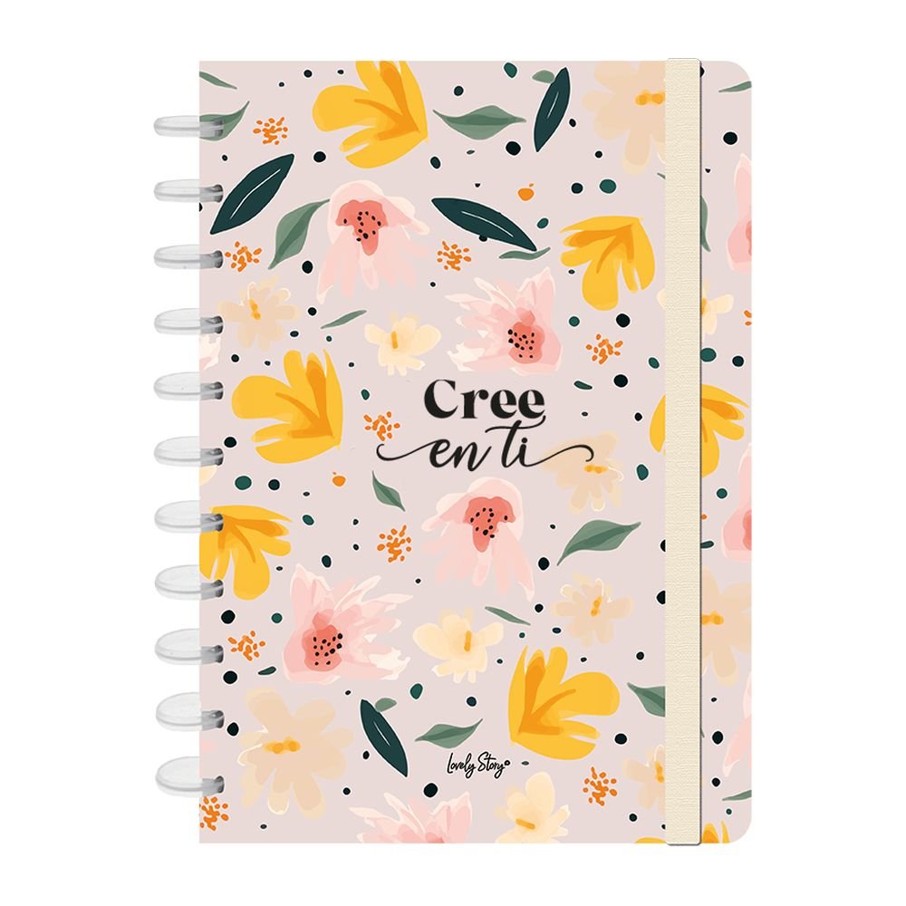 Libreta Anillas A4 Sistema de Discos Cree en Ti Lovely Story Imagen principal del producto