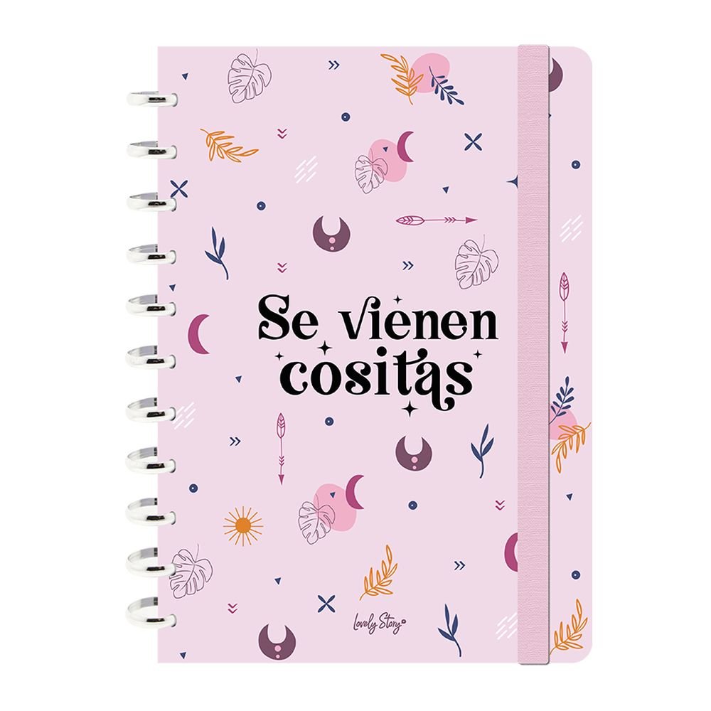 Libreta Anillas A4 Sistema de Discos Se Vienen Cositas Lovely Story Imagen principal del producto
