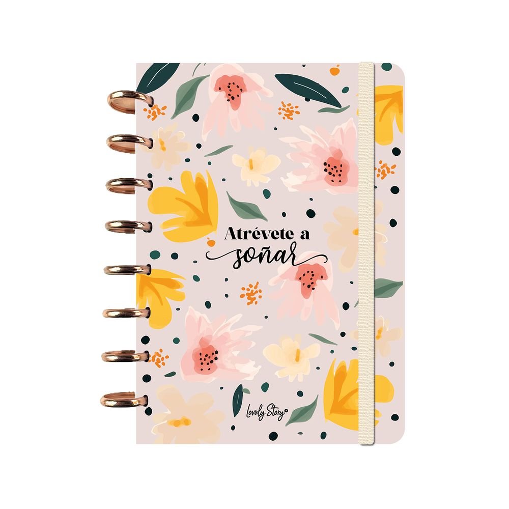 Libreta Anillas A5 Sistema de Discos Atrevete a Soñar Lovely Story
