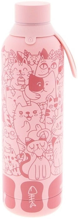 Botella térmica 710ml Peach Miau Cats AUREA para bebidas
