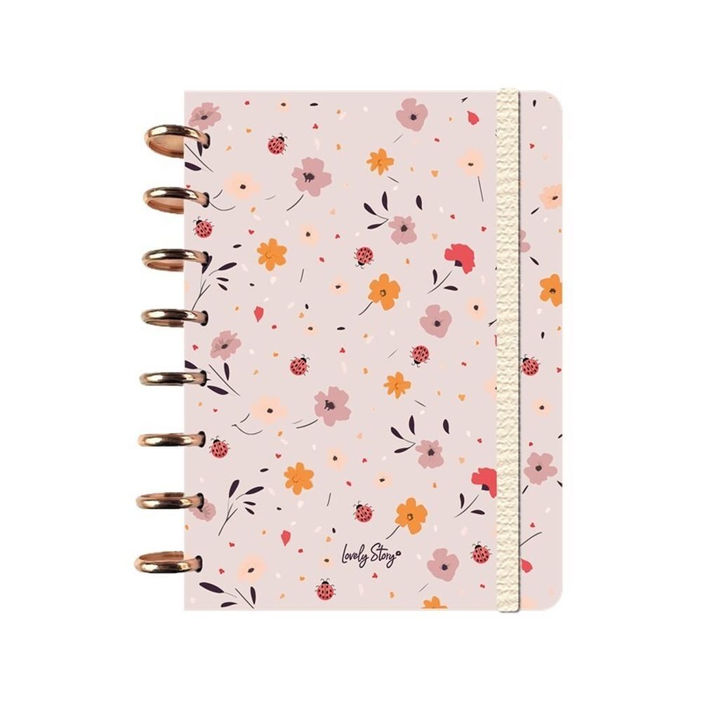 Libreta Anillas A5 Sistema de Discos Floral Breeze Lovely Story Imagen principal del producto