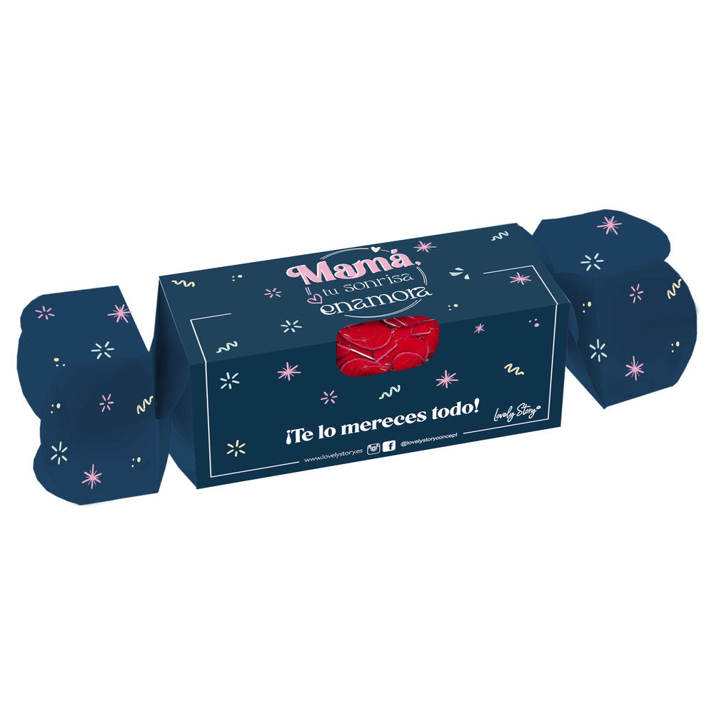 CAJITA PIRULETAS MAMA TU SONRISA ENAMORA | LOVELY STORY | 1 UNIDAD | 8435458179817 Imagen principal del producto