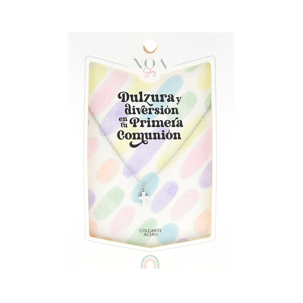 COLGANTE ACERO PLATEADO DULZURA Y DIVERSION | LOVELY STORY | 1 UNIDAD | 8435458180745 Imagen principal del producto
