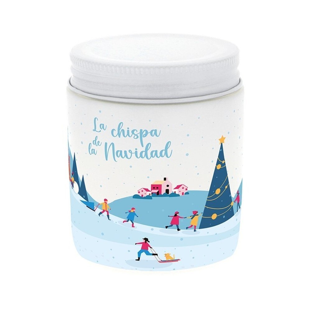 VELA AROMATICA ICE LA CHISPA DE LA NAVIDAD | LOVELY STORY | 1 UNIDAD | 8435458182800 Imagen principal del producto