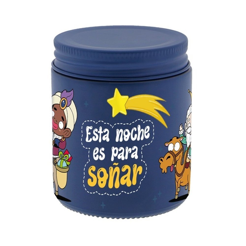 VELA AROMATICA DARK BLUE ESTA NOCHE ES PARA SOÑAR | LOVELY STORY | 1 UNIDAD | 8435458183777 Imagen principal del producto