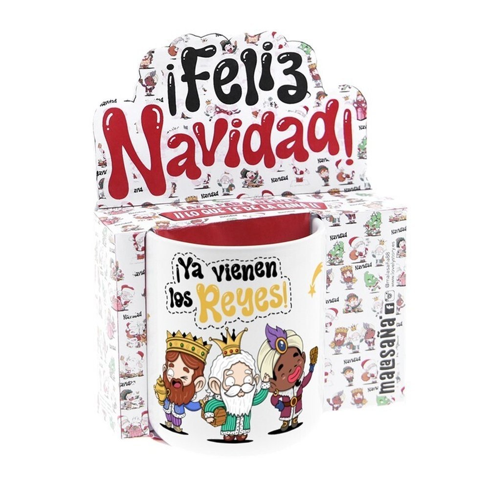 TAZA CERAMICA 330 ML IYA VIENEN LOS REYES! | LOVELY STORY | ENVASE 2 UDS. UNIDAD | 8435458184019 Imagen principal del producto