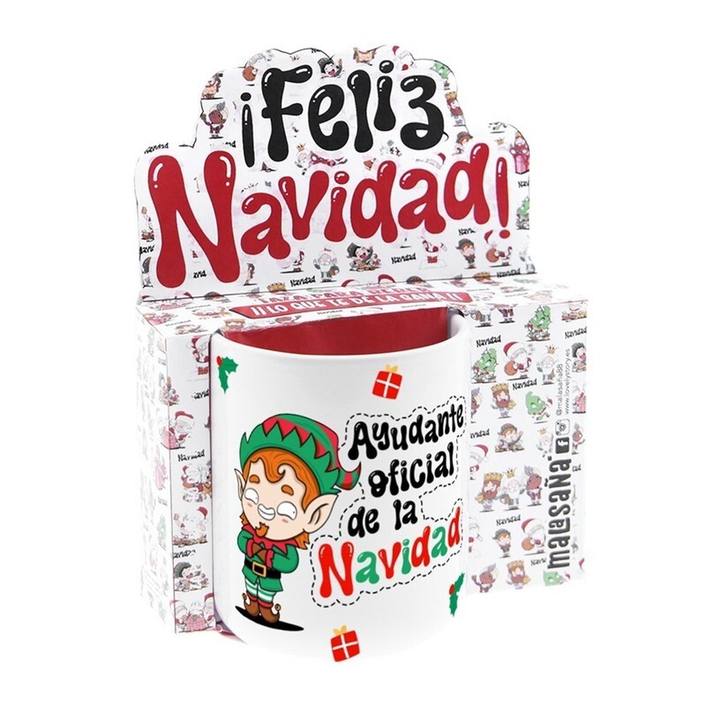 Taza Cerámica Ayudante Oficial de la Navidad Lovely Navidad Imagen principal del producto