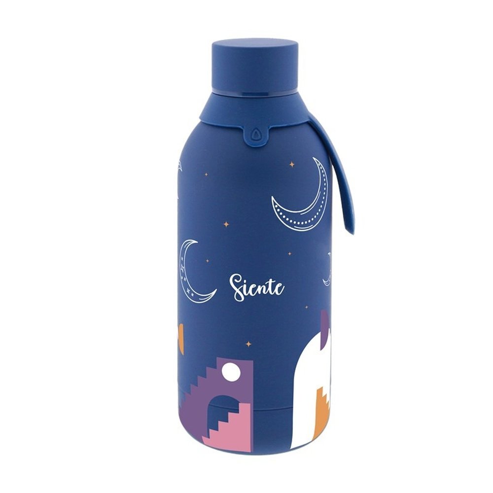 BOTELLA TERMICA 500ML DARK BLUE SIENTE | LOVELY STORY | 1 UNIDAD | 8435458185580 Imagen principal del producto